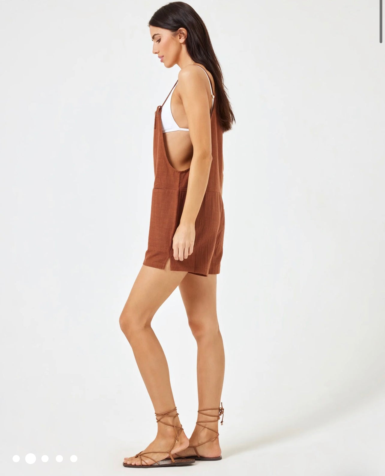 Indy Romper - COFFEE