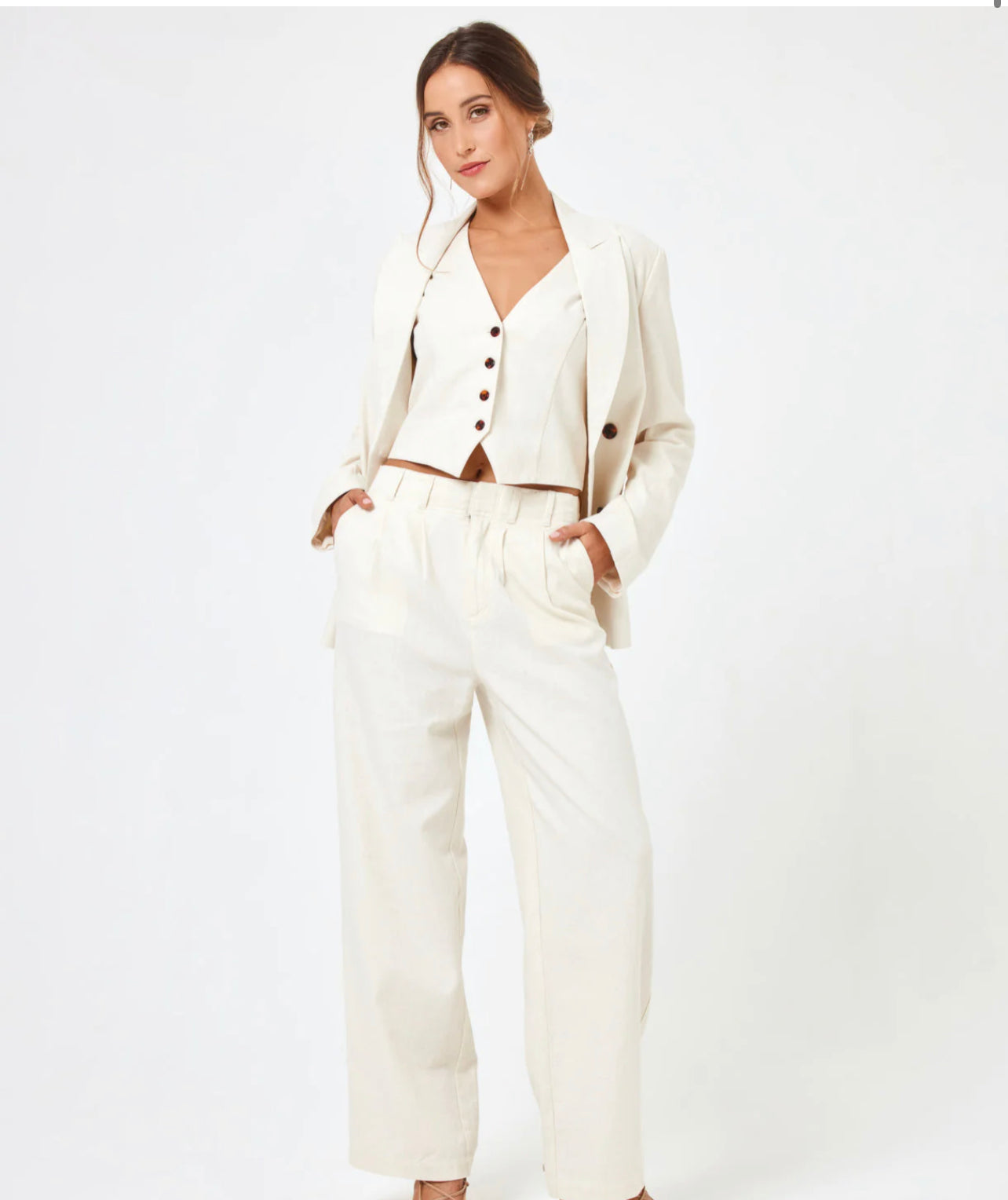 Rhodes Pant - WHITE