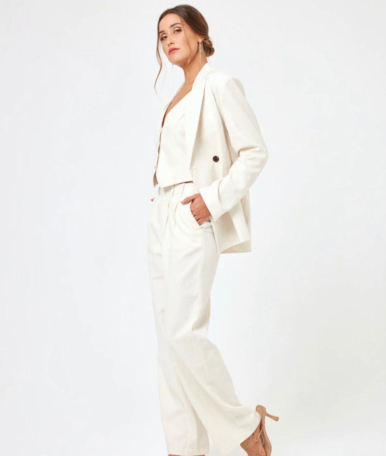 Rhodes Pant - WHITE