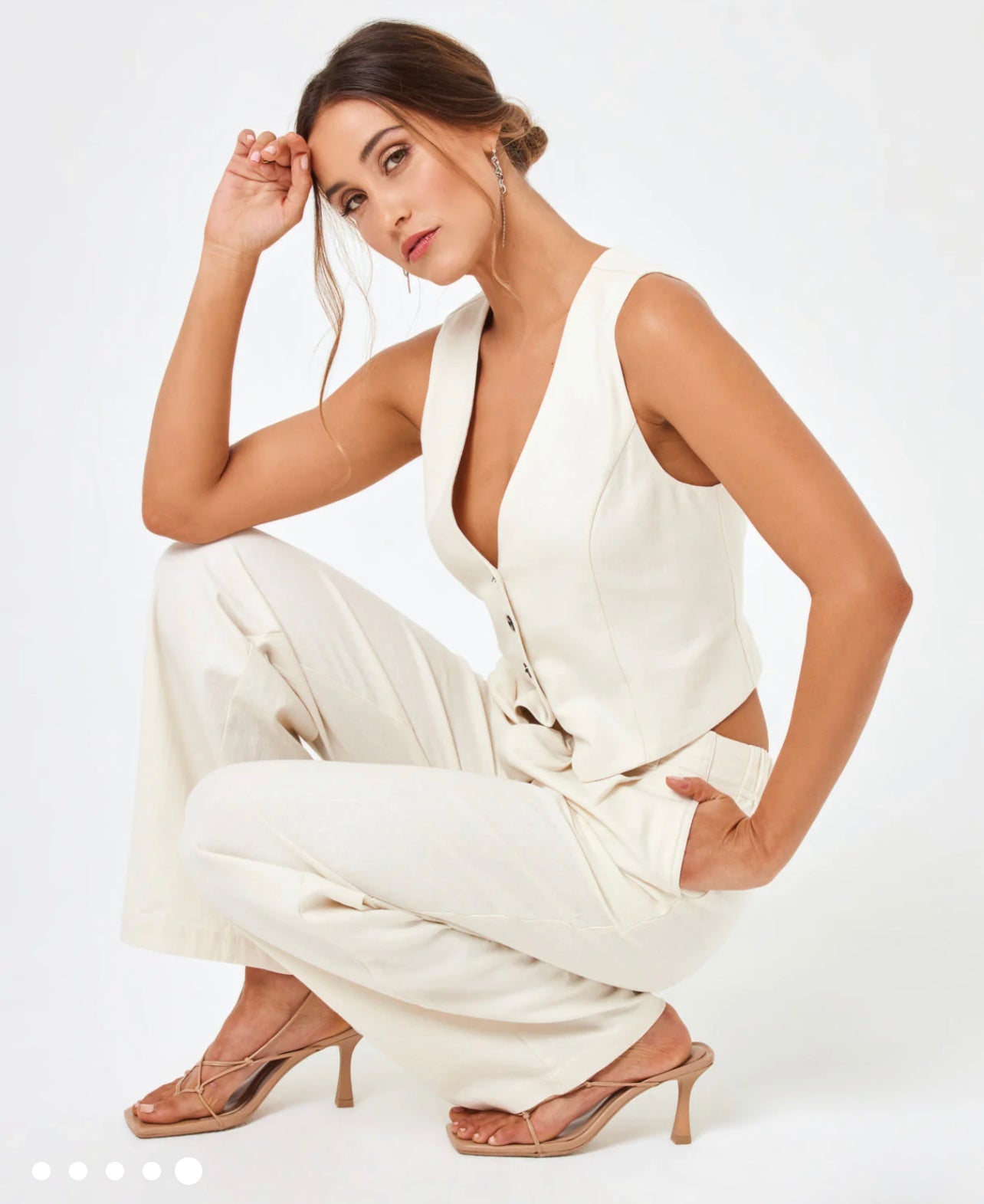 Rhodes Pant - WHITE