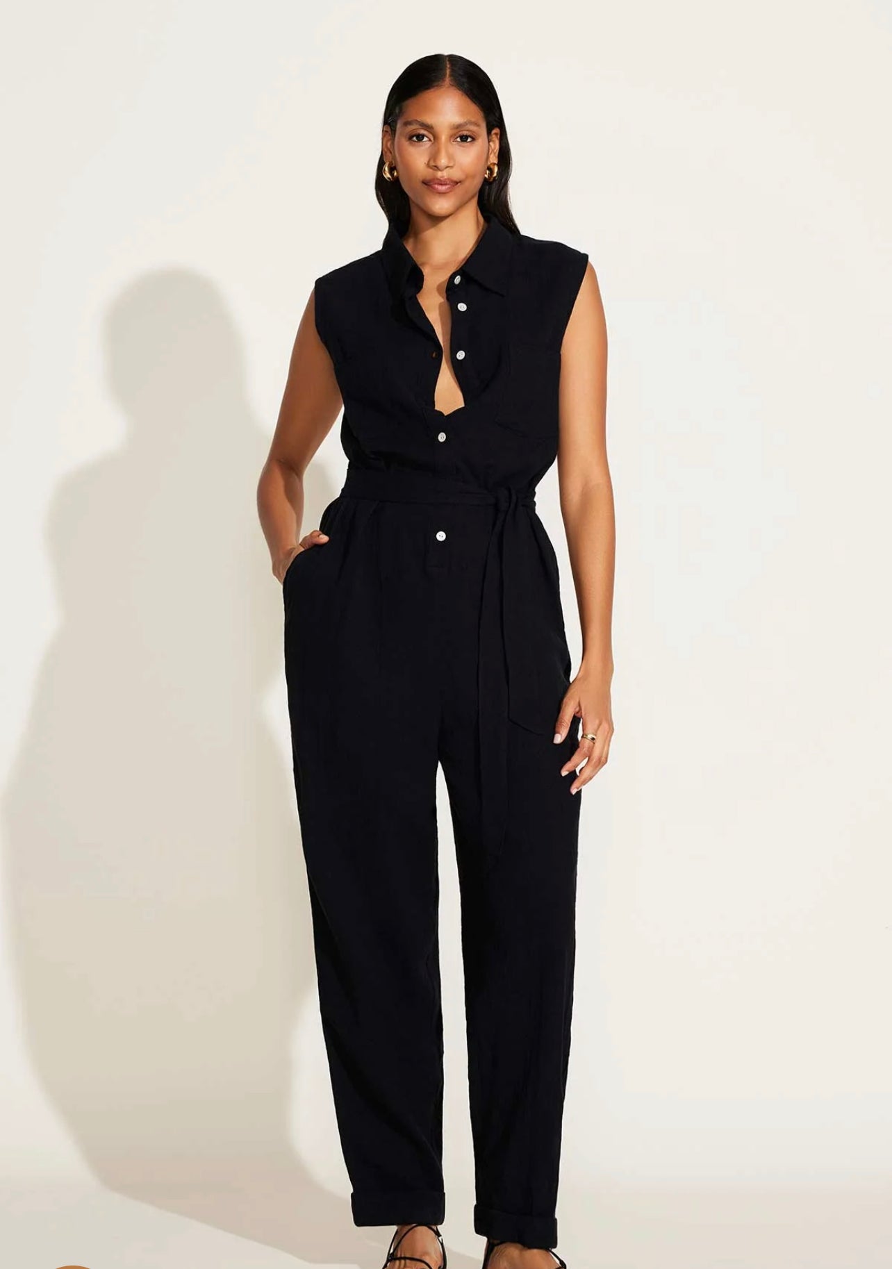 VITAMIN A - Sabina Jumpsuit - Black