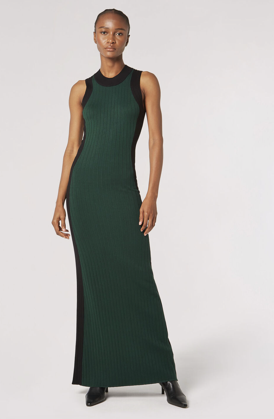 Ribbed Bodycon Maxi Dress
