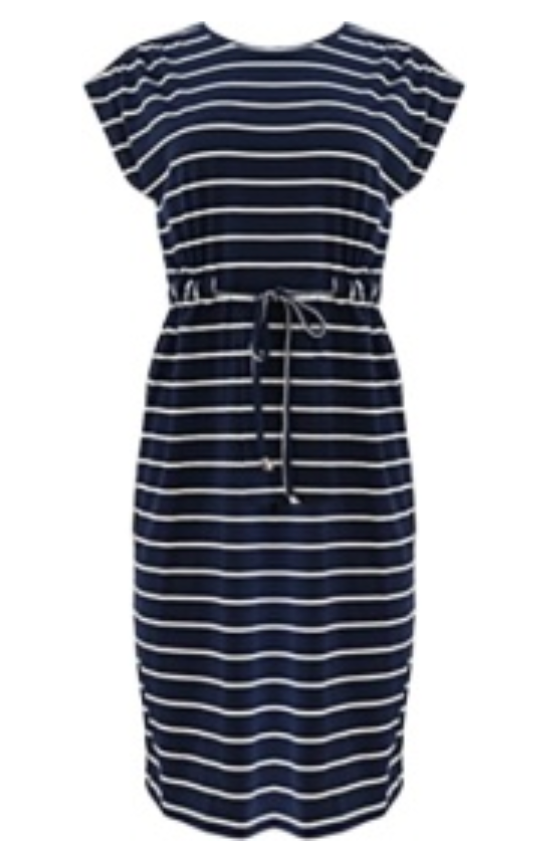 Nautical Stripe Tie Dress