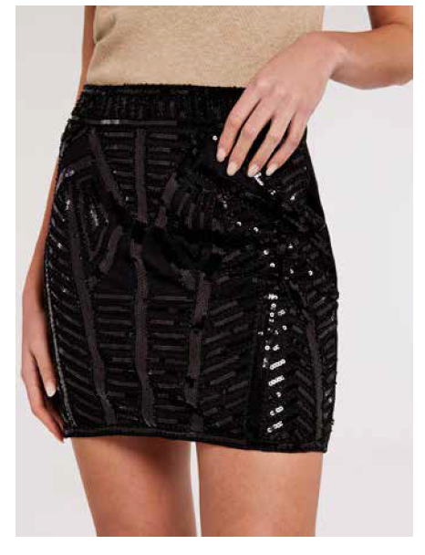 Sequin Bead Placement Skirt