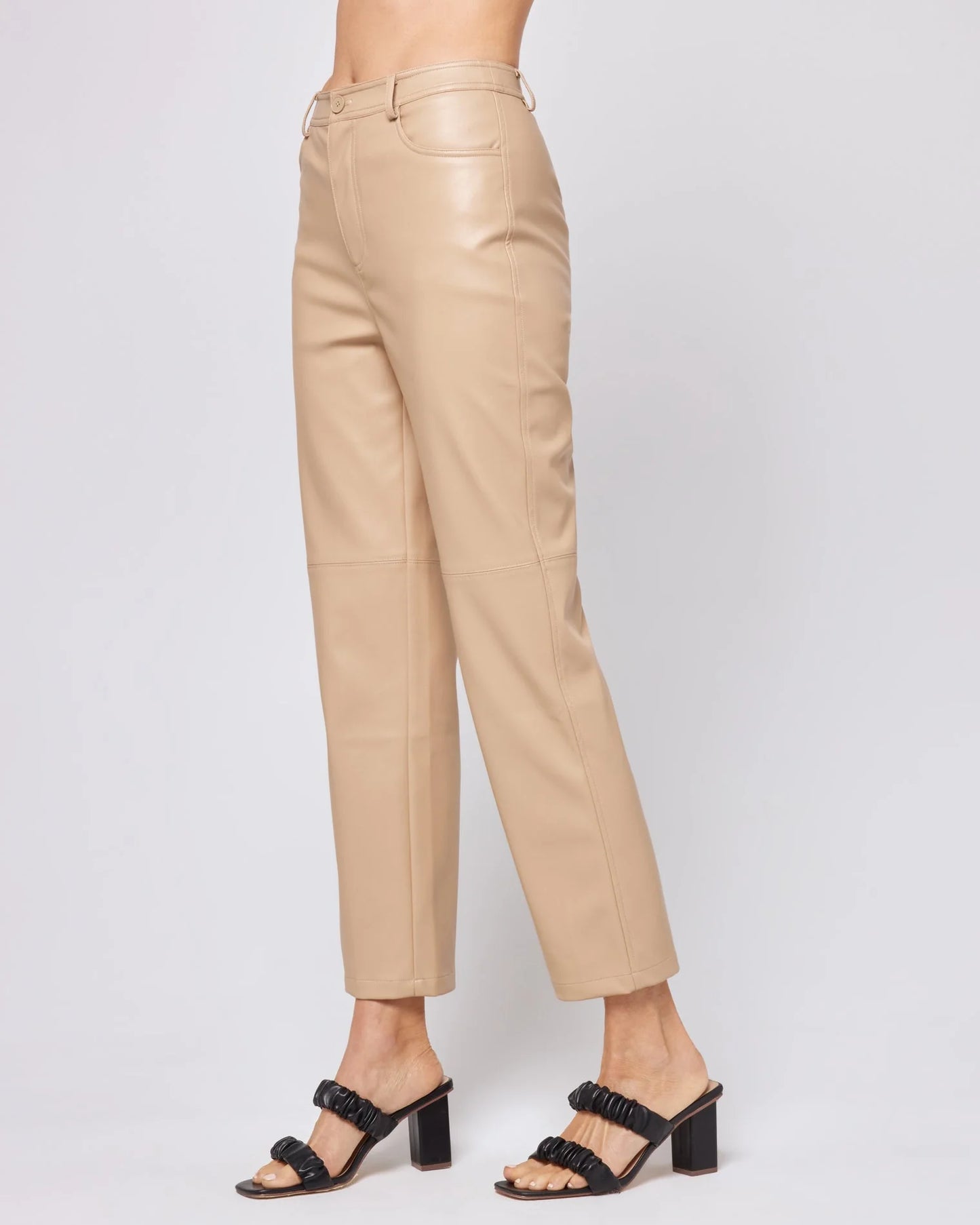 Quincey Pant - Tan Vegan