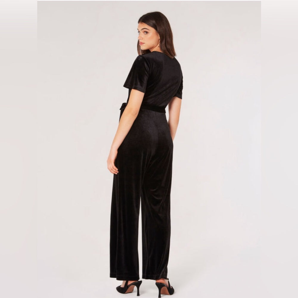 Apricot - Black Jumpsuit