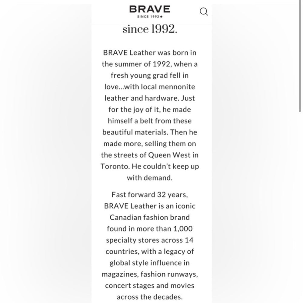 LšØš¦ Brave Leather Collection - Bright Camel horse bit buckle