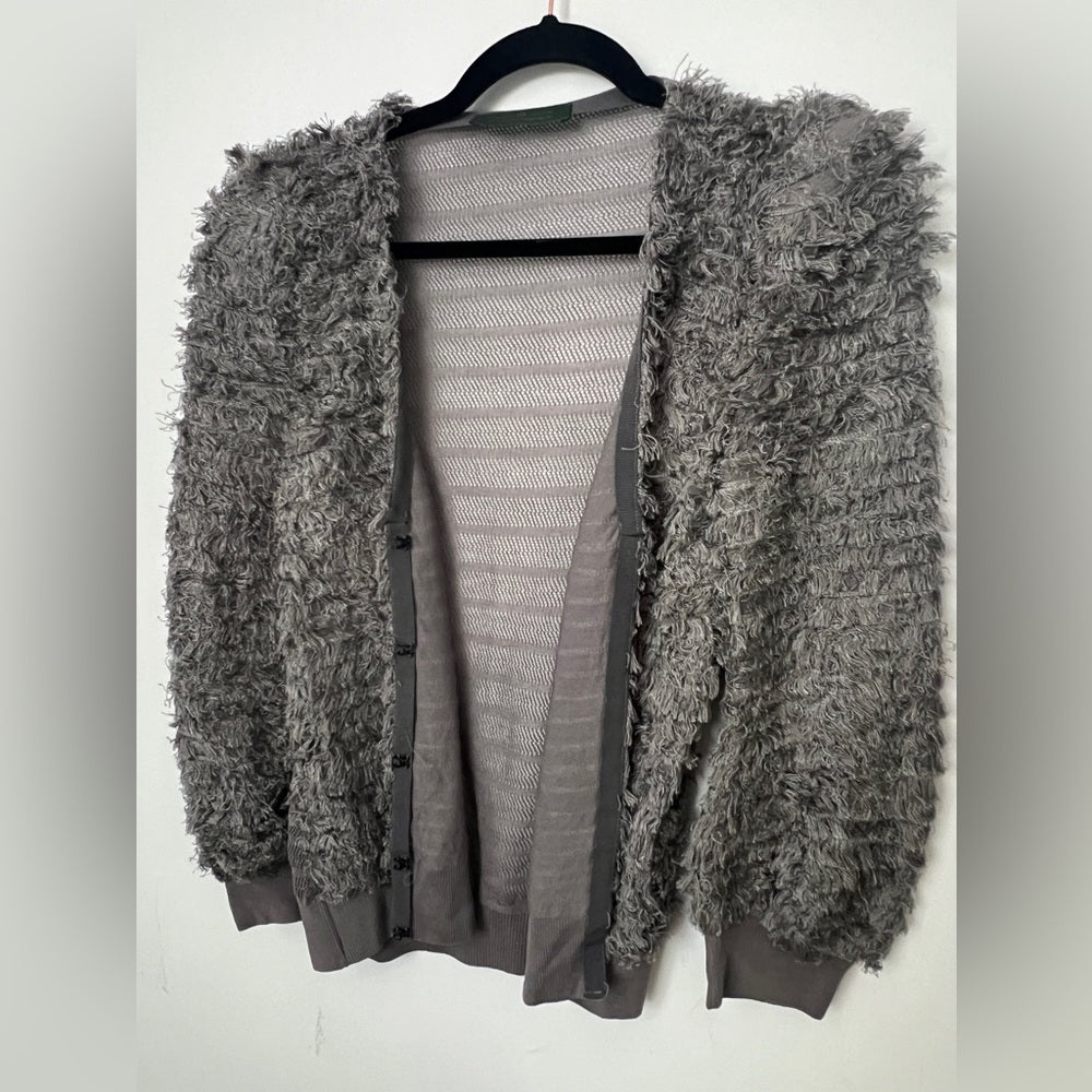 Unique Gray Cardigan - Micro Giovannini