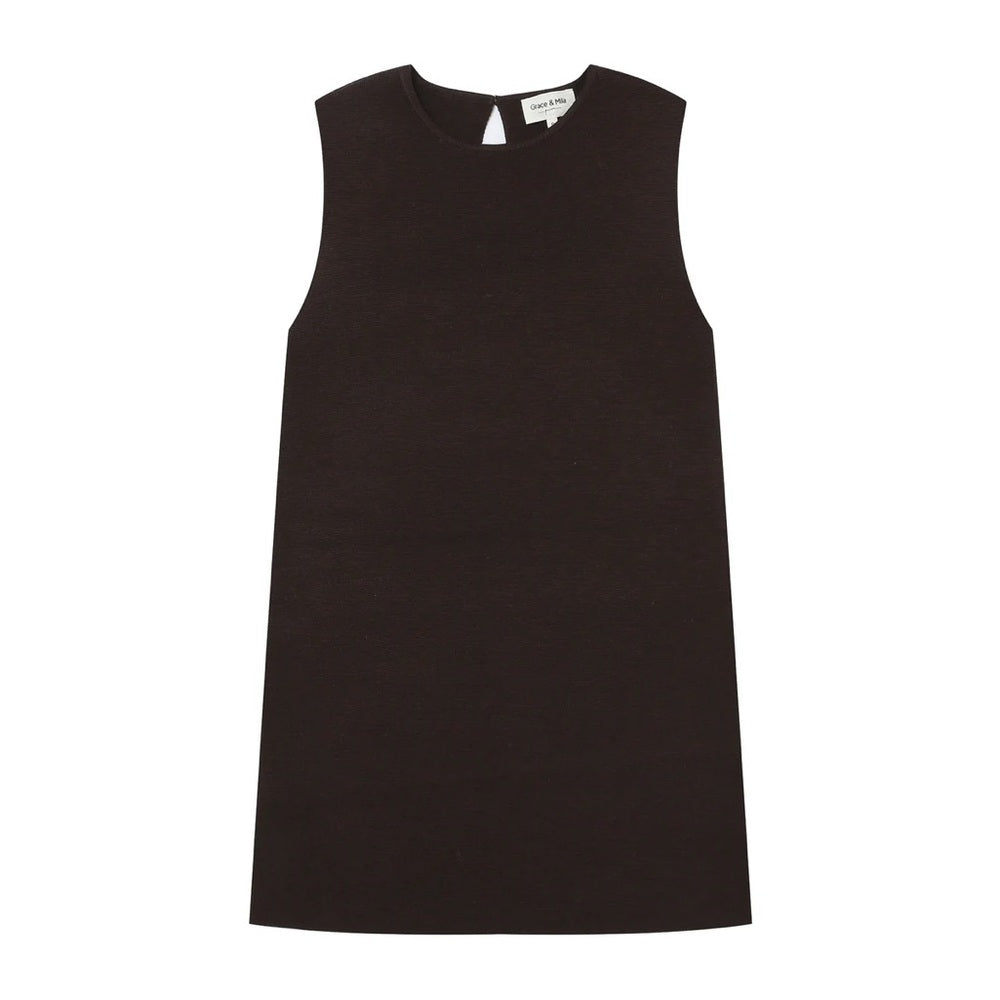 Grace & Mila - SHORT TAILORED DRESS
CHOCOLATE SARAH