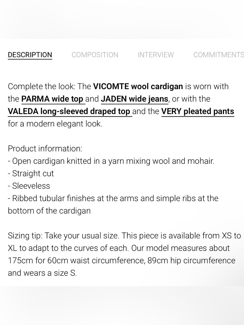 Grace & Mila -VICOMTE wool cardigan