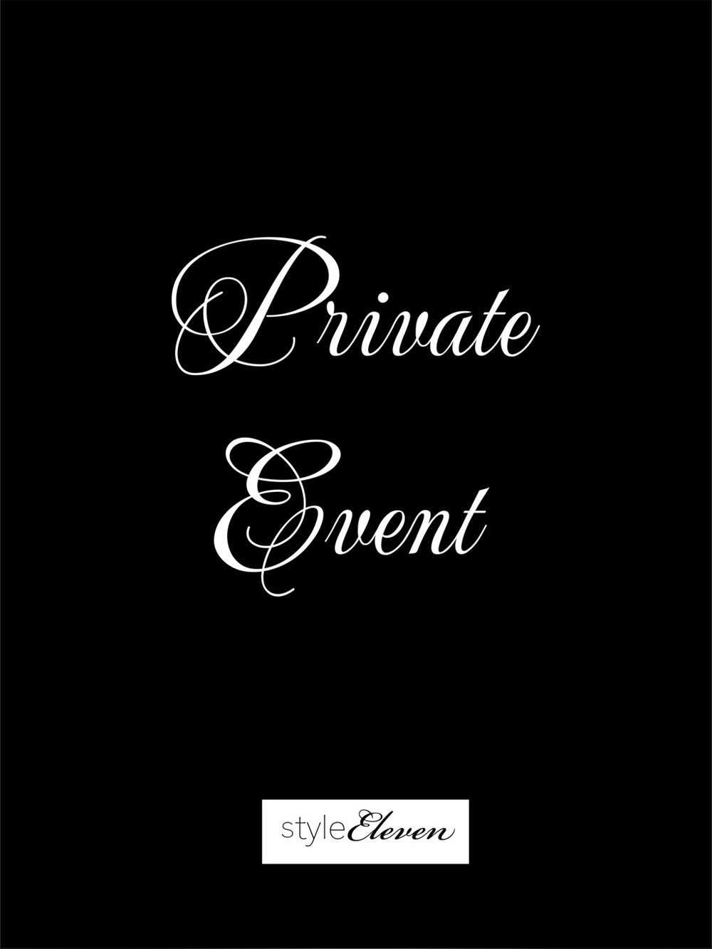 Private Event- UNLISTED