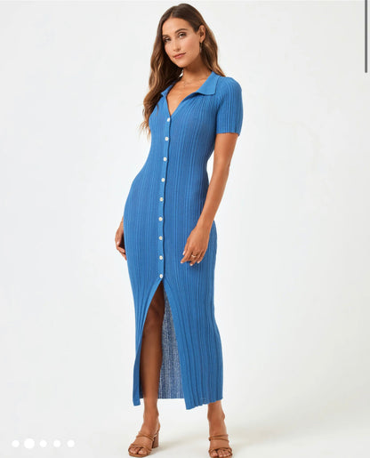 Undertow Dress - Blue