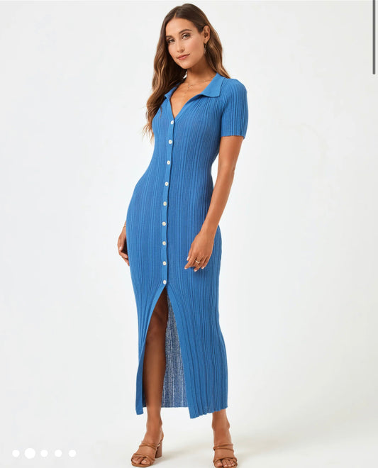 Undertow Dress - Blue