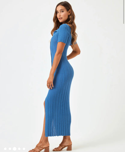 Undertow Dress - Blue