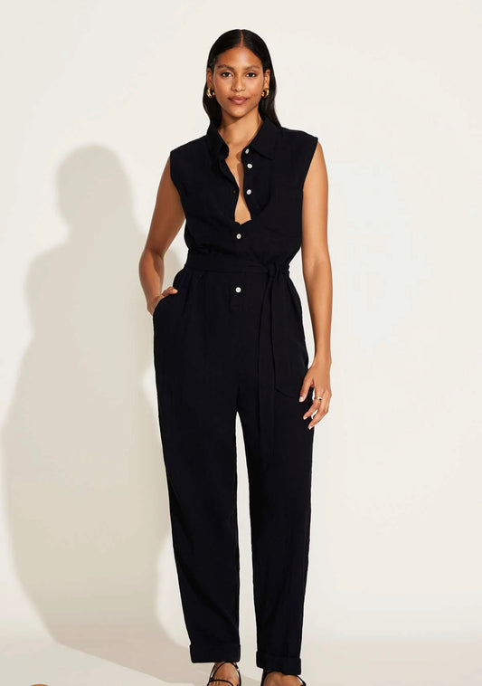 VITAMIN A - Sabina Jumpsuit - Black