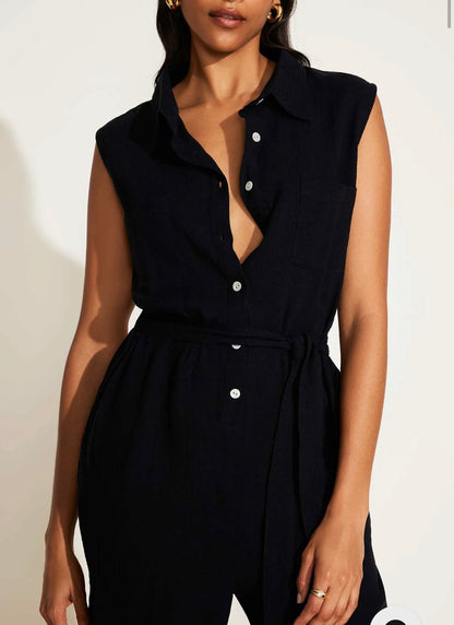 VITAMIN A - Sabina Jumpsuit - Black