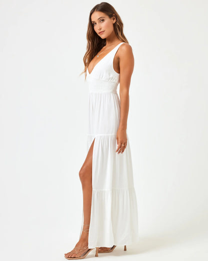 Lilikoi Dress White