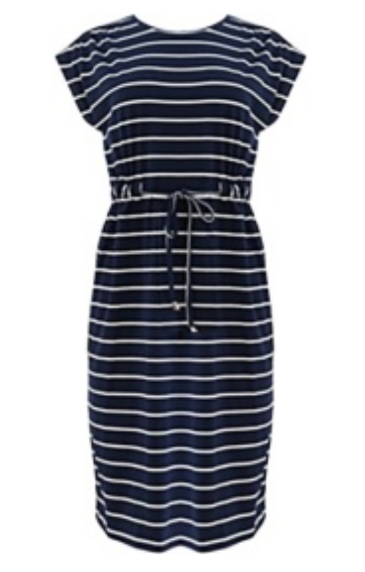 Nautical Stripe Tie Dress