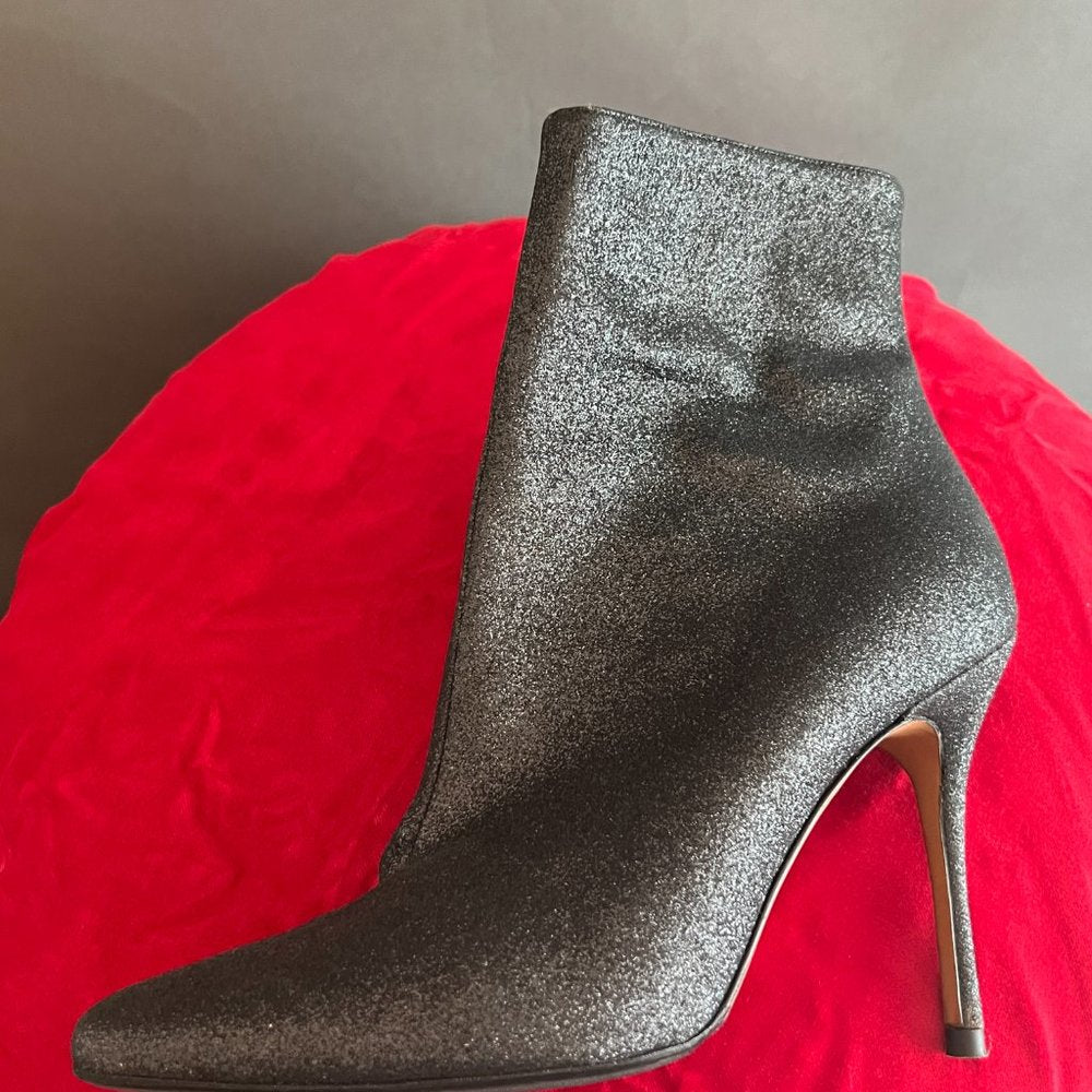 Glitter Bootie Manolo Blahniks