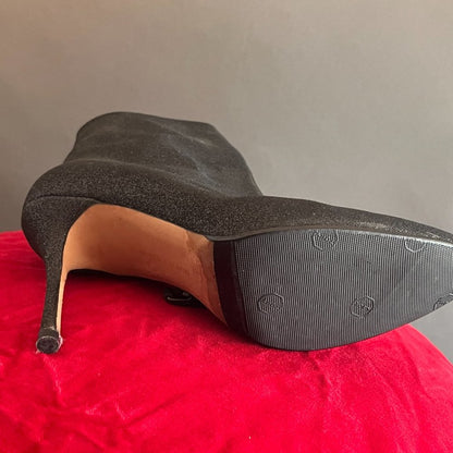 Glitter Bootie Manolo Blahniks