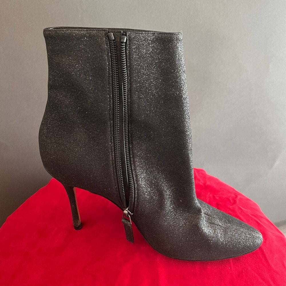 Glitter Bootie Manolo Blahniks