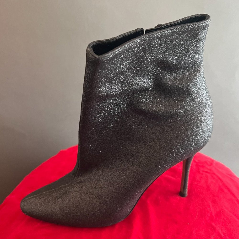 Glitter Bootie Manolo Blahniks