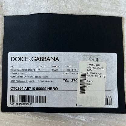 ⭐️🎉HOST PICK 🎉⭐️ Dolce & Gabbana Sheer Net Shoe