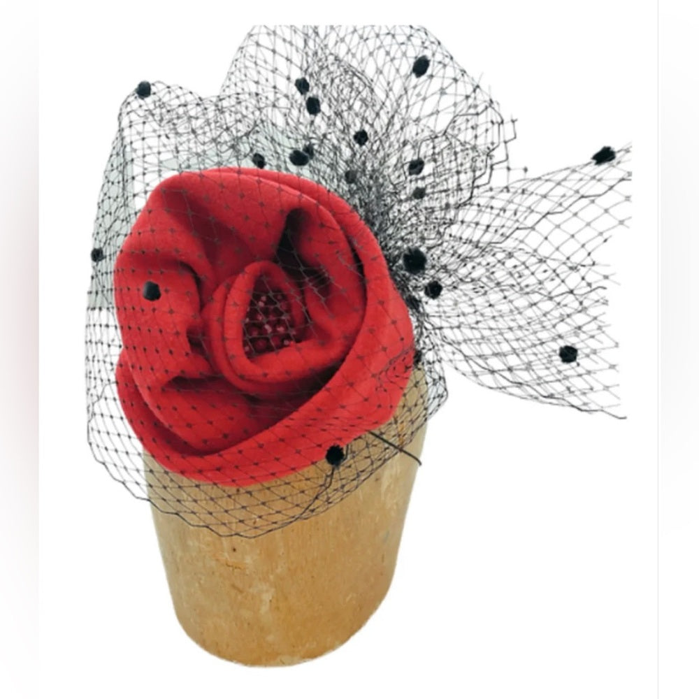 Winter Couture Wool Rose Cocktail