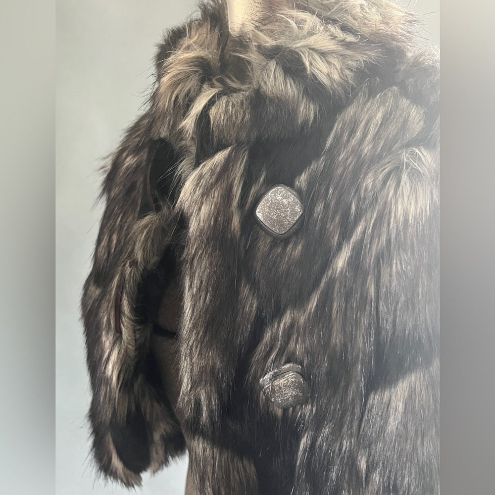 Faux Fur Bolero Jacket - Eurpoean- La Fee Maraboutee
