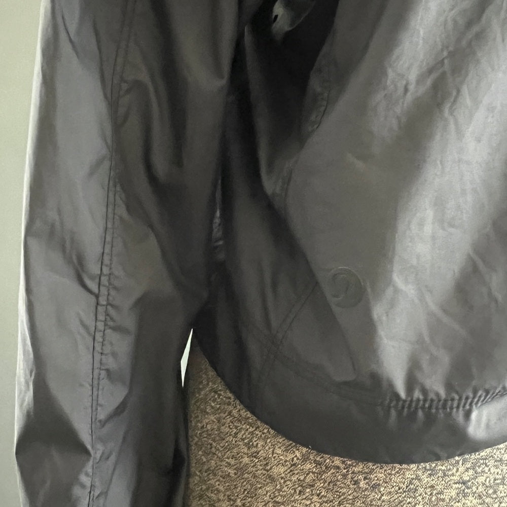 lululemon Black Windbreaker with Hood