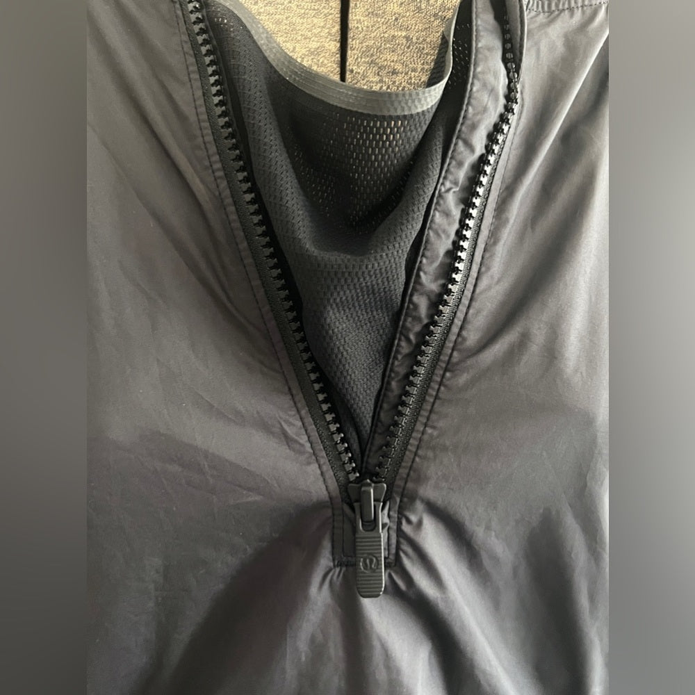 lululemon Black Windbreaker with Hood