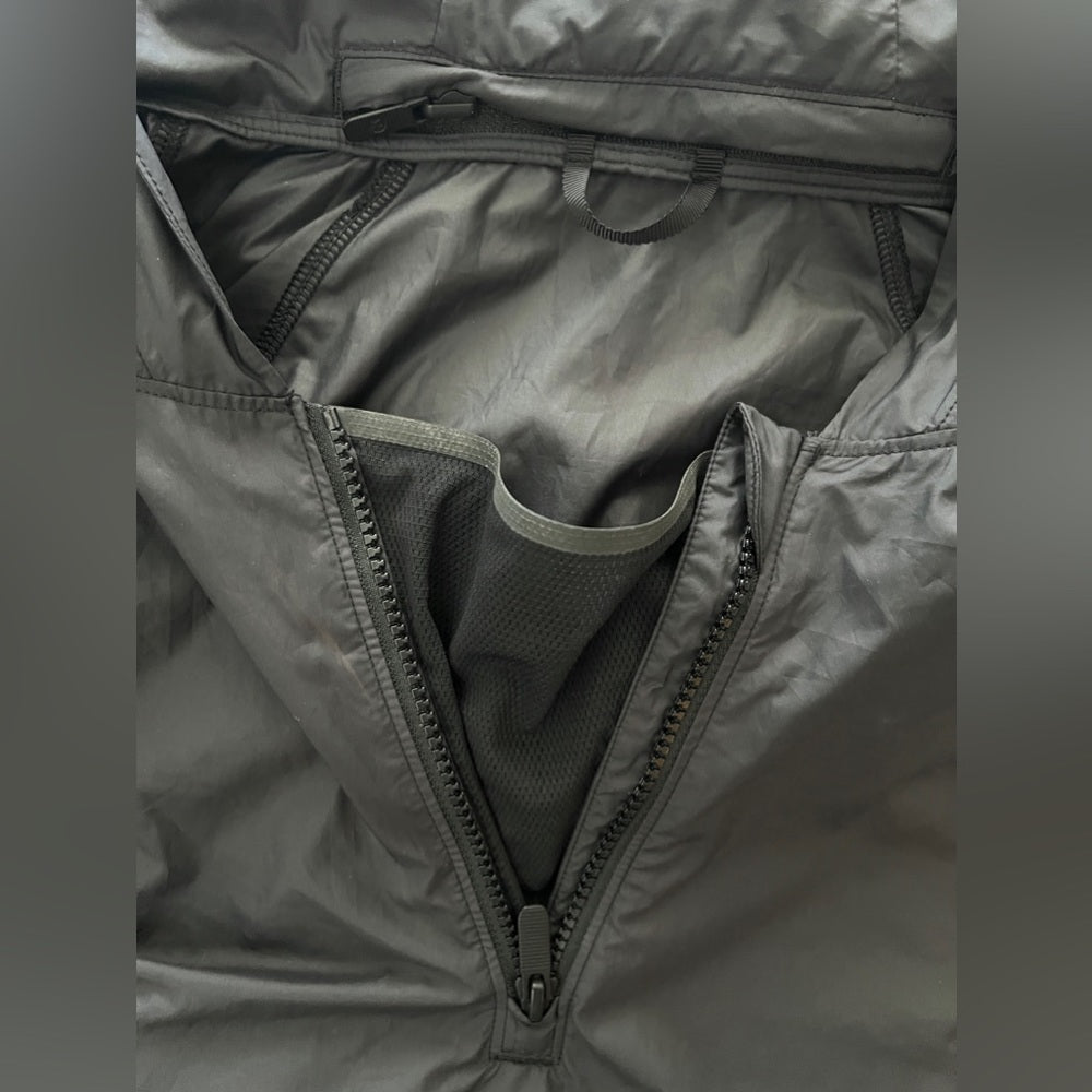 lululemon Black Windbreaker with Hood