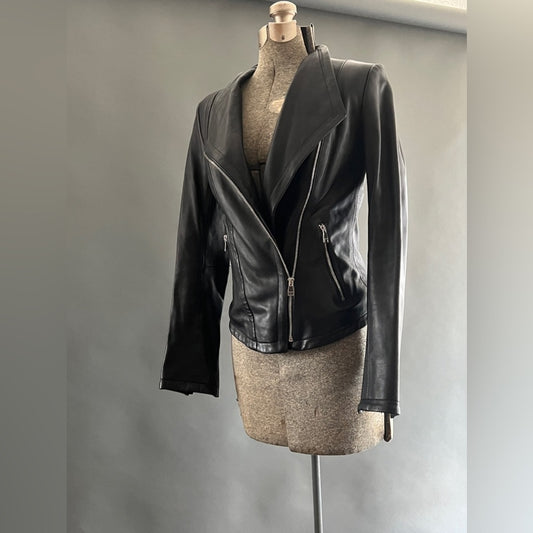 Black Leather Jacket - Soft Leather