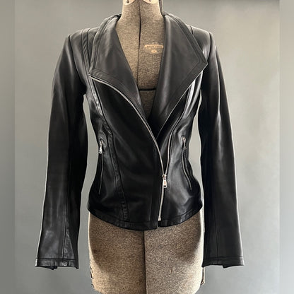 Black Leather Jacket - Soft Leather