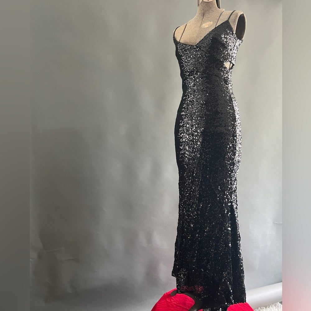 Stunning Black Sequence Gown