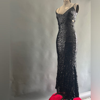 Stunning Black Sequence Gown