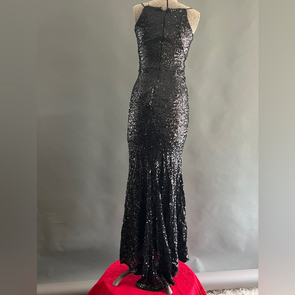 Stunning Black Sequence Gown