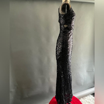 Stunning Black Sequence Gown