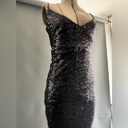 Stunning Black Sequence Gown
