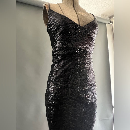 Stunning Black Sequence Gown