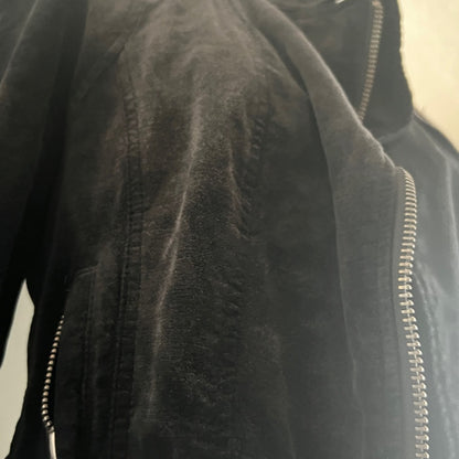 Free People Black velvet jacket