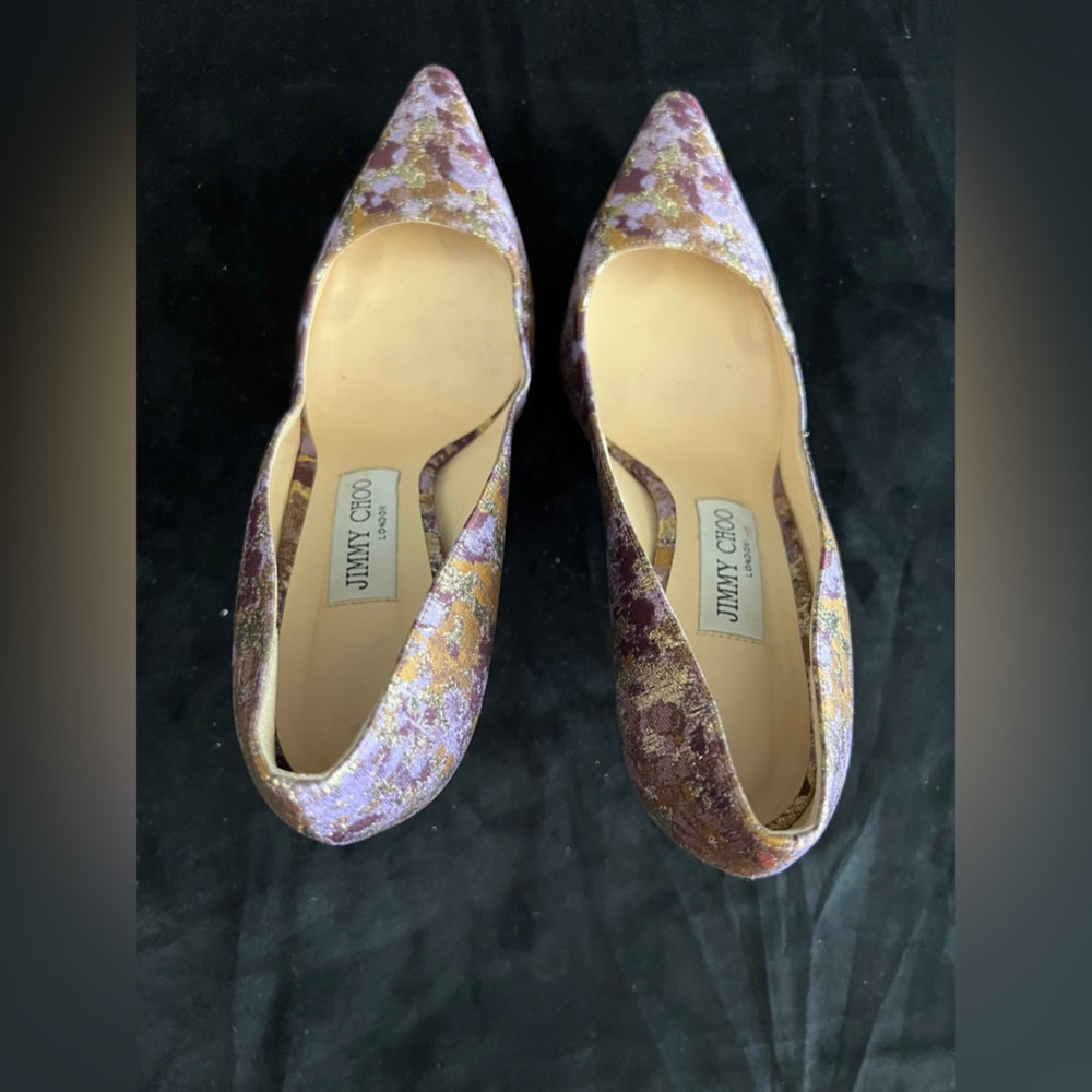 ⭐️🎉HOST PICK 🎉⭐️ Jimmy Choo Stunning Fabric Heel