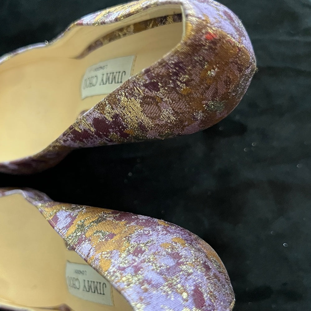⭐️🎉HOST PICK 🎉⭐️ Jimmy Choo Stunning Fabric Heel