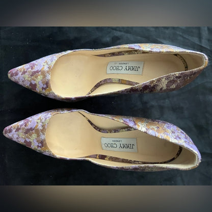 ⭐️🎉HOST PICK 🎉⭐️ Jimmy Choo Stunning Fabric Heel
