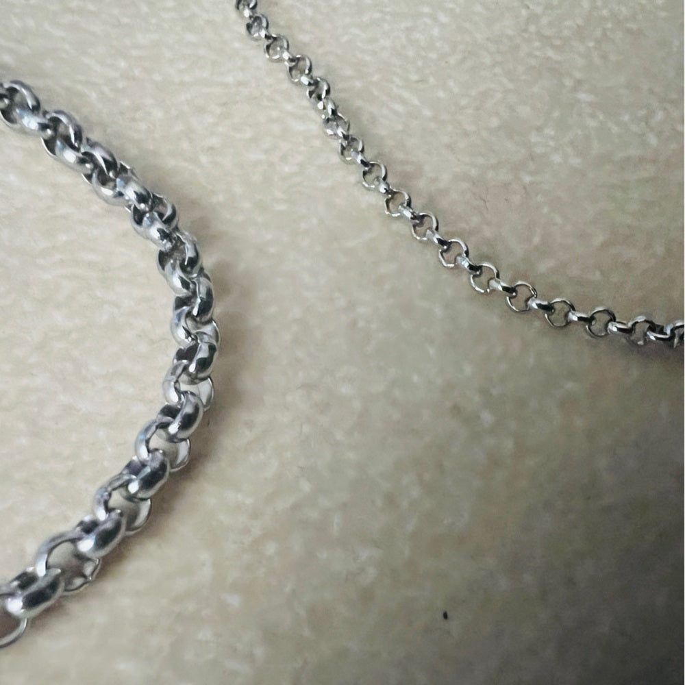 Your Choice: SS Anklets - Lg Rolo, Sm Rolo, Thin Paperclip