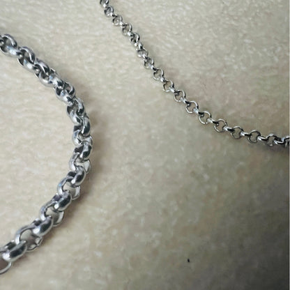 Your Choice: SS Anklets - Lg Rolo, Sm Rolo, Thin Paperclip