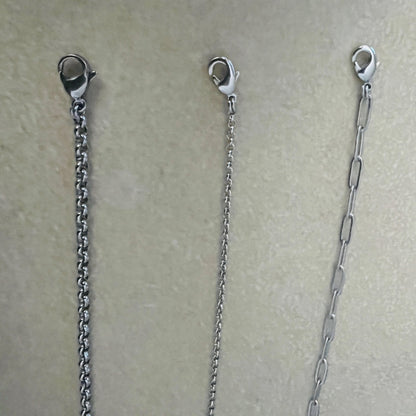 Your Choice: SS Anklets - Lg Rolo, Sm Rolo, Thin Paperclip