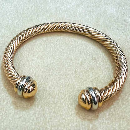 ⭐️🎉HOST PICK 🎉⭐️ Golden Cuff -Twisted Rope Cuff Bracelet