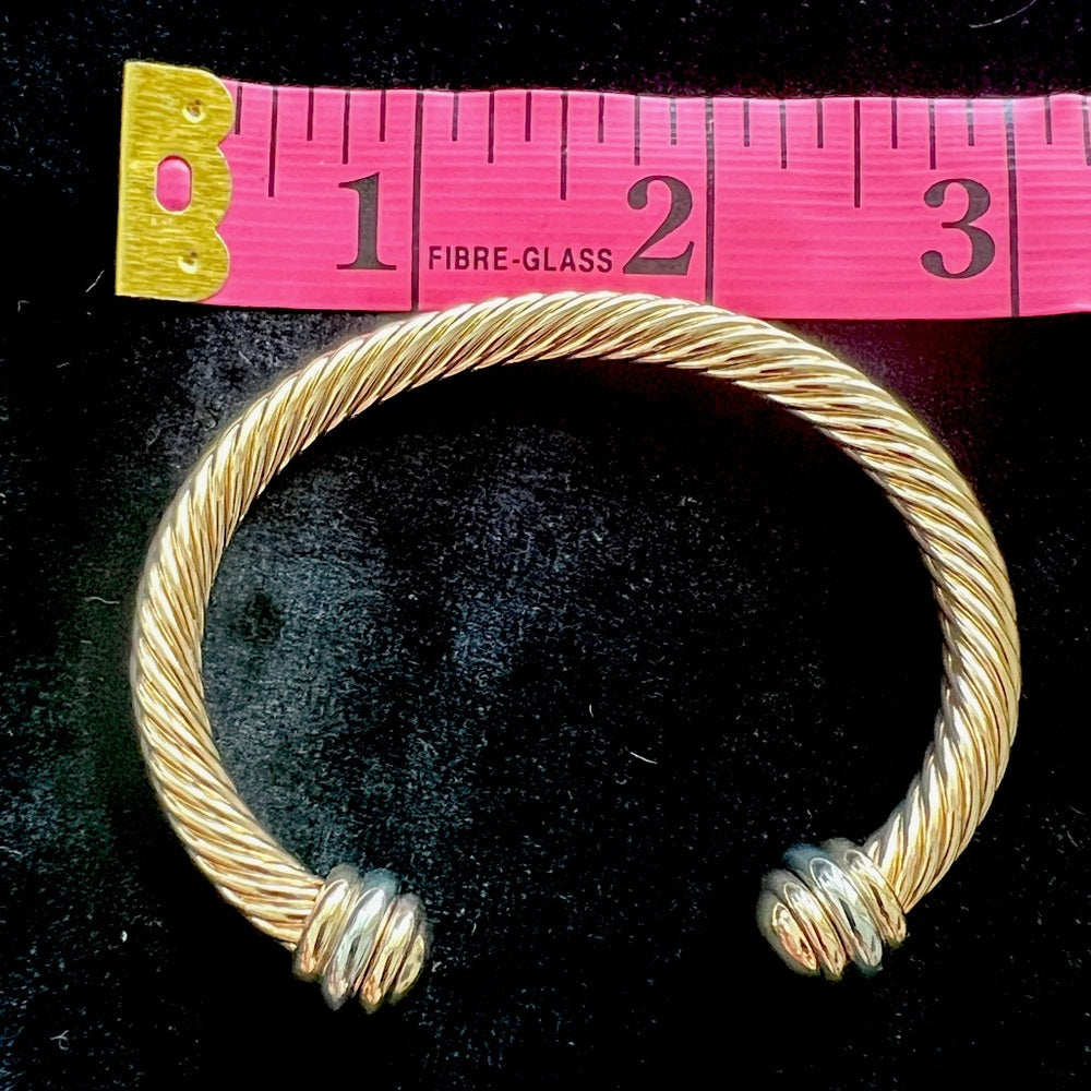 ⭐️🎉HOST PICK 🎉⭐️ Golden Cuff -Twisted Rope Cuff Bracelet