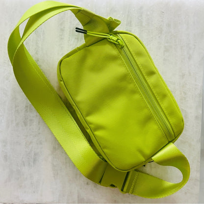 ZYIA - Lime Canvas Crossbody Bag